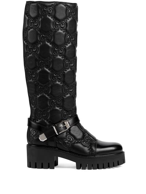 gucci lug sole boots.